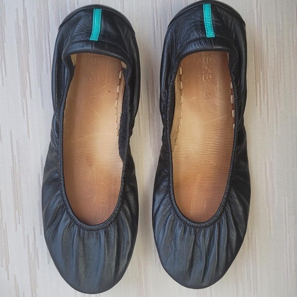 Tieks By Gavrieli Black Full Grain Leather Classic Slip-On Ballet Flats Size 11 - Picture 11 of 17
